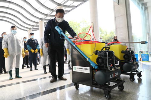 我校自主研發的新型超低量靜電噴霧消毒機和強電離靜電噴霧消毒機應用于疫情防控
